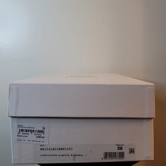 Moschino red and gold bow high heel sandals - Picture 6 of 6